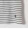 【SHIPS any別注】PETIT BATEAU: ロゴ プリント コンパクト ボーダー TEE 25SS