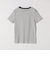 【SHIPS any別注】PETIT BATEAU: ロゴ プリント コンパクト ボーダー TEE 25SS