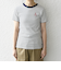 【SHIPS any別注】PETIT BATEAU: ロゴ プリント コンパクト ボーダー TEE 25SS