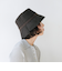 quaranciel :〈手洗い可能〉リネン ライク リボン バケット ハット
