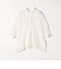 quaranciel :〈洗濯機可能〉シアー バンピー レギュラーカラー パフ シャツ ブラウス