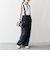 SHIPS any:〈洗濯機可能〉ドロスト ワイド サロペット × ノースリーブ TEE セット