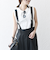 SHIPS any:〈洗濯機可能〉ドロスト ワイド サロペット × ノースリーブ TEE セット