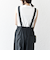 SHIPS any:〈洗濯機可能〉ドロスト ワイド サロペット × ノースリーブ TEE セット