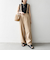 SHIPS any:〈洗濯機可能〉ドロスト ワイド サロペット × ノースリーブ TEE セット