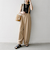 SHIPS any:〈洗濯機可能〉ドロスト ワイド サロペット × ノースリーブ TEE セット
