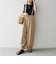 SHIPS any:〈洗濯機可能〉ドロスト ワイド サロペット × ノースリーブ TEE セット