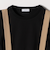 SHIPS any:〈洗濯機可能〉ドロスト ワイド サロペット × ノースリーブ TEE セット