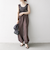 SHIPS any:〈洗濯機可能〉ドロスト ワイド サロペット × ノースリーブ TEE セット