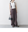 SHIPS any:〈洗濯機可能〉ドロスト ワイド サロペット × ノースリーブ TEE セット