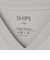 SHIPS Colors:〈接触冷感〉シルケット コットン Vネック TEE◇