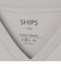 SHIPS Colors:〈接触冷感〉シルケット コットン Vネック TEE◇