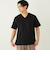 SHIPS Colors:〈接触冷感〉シルケット コットン Vネック TEE◇