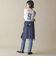 NINE CASE:〈洗濯機可能〉ロゴ ロング スリーブ TEE