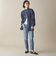 NINE CASE:〈洗濯機可能〉ロゴ ロング スリーブ TEE