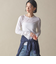 NINE CASE:〈洗濯機可能〉ロゴ ロング スリーブ TEE