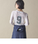NINE CASE:〈洗濯機可能〉ロゴ ロング スリーブ TEE