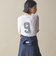 NINE CASE:〈洗濯機可能〉ロゴ ロング スリーブ TEE