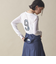 NINE CASE:〈洗濯機可能〉ロゴ ロング スリーブ TEE