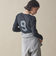 NINE CASE:〈洗濯機可能〉ロゴ ロング スリーブ TEE