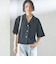 〈手洗い可能〉オープン カラー シャツ ジャケット