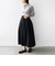〈手洗い可能〉ライト タフタ タック フレア スカート