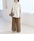 quaranciel:〈接触冷感/汗染み防止加工/洗濯機可能〉ドロスト ギャザー チュニック TEE