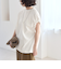 quaranciel:〈接触冷感/汗染み防止加工/洗濯機可能〉ドロスト ギャザー チュニック TEE