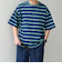 【SHIPS any別注】sports wear: レトロ カラー ボーダー Tシャツ◇