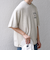 SHIPS any: ドライタッチ 吊り裏毛 ヴィンテージライク カレッジ スウェット Tシャツ◇