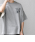 SHIPS any: ドライタッチ 吊り裏毛 ヴィンテージライク カレッジ スウェット Tシャツ◇