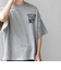 SHIPS any: ドライタッチ 吊り裏毛 ヴィンテージライク カレッジ スウェット Tシャツ◇