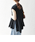 SHIPS any:〈接触冷感/汗染み防止加工/洗濯機可能〉Aライン フレンチスリーブ TEE