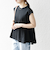 SHIPS any:〈接触冷感/汗染み防止加工/洗濯機可能〉Aライン フレンチスリーブ TEE