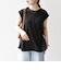 SHIPS any:〈接触冷感/汗染み防止加工/洗濯機可能〉Aライン フレンチスリーブ TEE