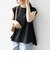 SHIPS any:〈接触冷感/汗染み防止加工/洗濯機可能〉Aライン フレンチスリーブ TEE