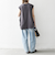 SHIPS any:〈接触冷感/汗染み防止加工/洗濯機可能〉Aライン フレンチスリーブ TEE