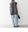 SHIPS any:〈接触冷感/汗染み防止加工/洗濯機可能〉Aライン フレンチスリーブ TEE