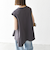 SHIPS any:〈接触冷感/汗染み防止加工/洗濯機可能〉Aライン フレンチスリーブ TEE