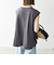 SHIPS any:〈接触冷感/汗染み防止加工/洗濯機可能〉Aライン フレンチスリーブ TEE