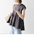 SHIPS any:〈接触冷感/汗染み防止加工/洗濯機可能〉Aライン フレンチスリーブ TEE
