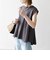 SHIPS any:〈接触冷感/汗染み防止加工/洗濯機可能〉Aライン フレンチスリーブ TEE