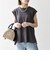 SHIPS any:〈接触冷感/汗染み防止加工/洗濯機可能〉Aライン フレンチスリーブ TEE