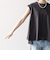 SHIPS any:〈接触冷感/汗染み防止加工/洗濯機可能〉Aライン フレンチスリーブ TEE