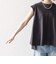 SHIPS any:〈接触冷感/汗染み防止加工/洗濯機可能〉Aライン フレンチスリーブ TEE