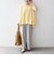 SHIPS any:〈接触冷感/汗染み防止加工/洗濯機可能〉Aライン フレンチスリーブ TEE
