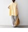 SHIPS any:〈接触冷感/汗染み防止加工/洗濯機可能〉Aライン フレンチスリーブ TEE