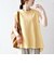 SHIPS any:〈接触冷感/汗染み防止加工/洗濯機可能〉Aライン フレンチスリーブ TEE