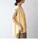 SHIPS any:〈接触冷感/汗染み防止加工/洗濯機可能〉Aライン フレンチスリーブ TEE