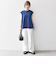 SHIPS any:〈接触冷感/汗染み防止加工/洗濯機可能〉Aライン フレンチスリーブ TEE